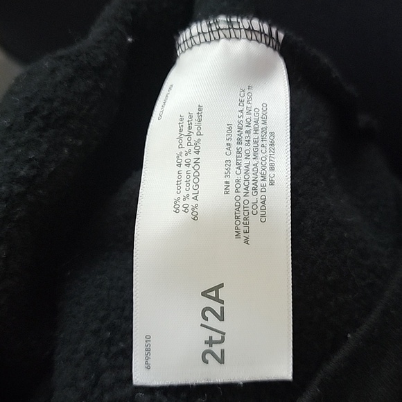 3 for $24 item🎉Carter's Toddler Hoodie Sweatshirt - Picture 4 of 6